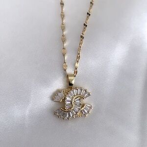 Gold plated Crystal Necklace